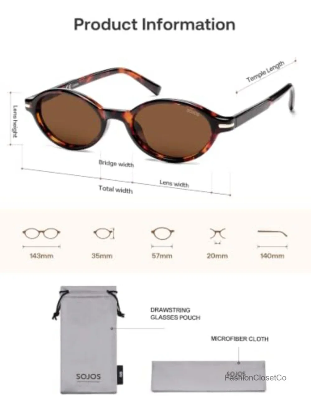 Trendy Narrow Oval Polarized Sunglasses Retro 90s Y2k Small Round